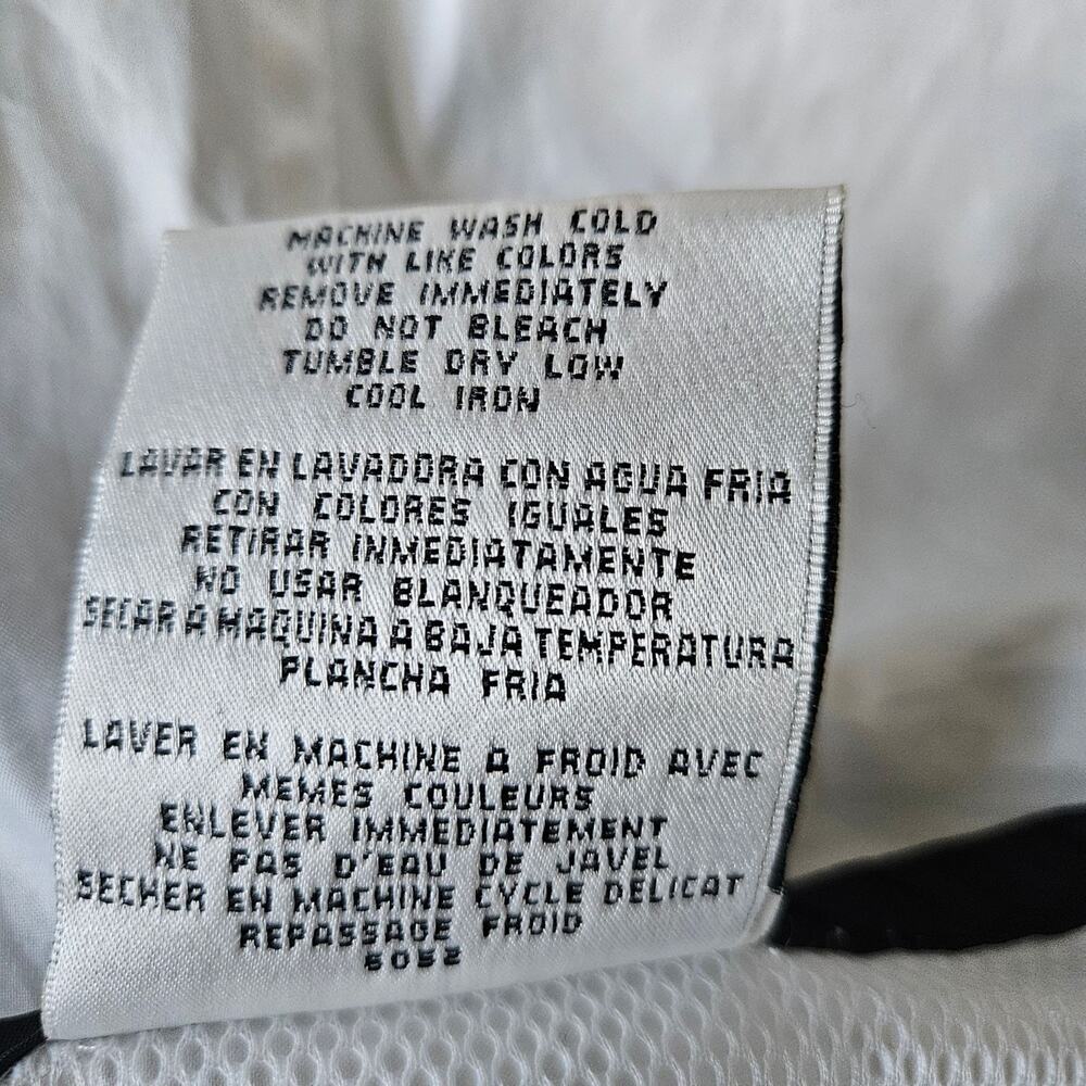 Vintage Adidas‎ Windbreaker Jacket Hooded 90s Colorblock White Black Red Size L - Picture 4 of 16